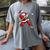 Christmas Baseball Player Santa Xmas Boys Men Toddler Women's Comfort Colors T-Shirt Gray Christmas Baseball Player Santa Xmas Boys Men Toddler Women's Comfort Colors T-Shirt Gray