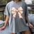 Coquette Bow Baseball Mama Baseball Mom Women Women's Comfort Colors T-Shirt Gray Coquette Bow Baseball Mama Baseball Mom Women Women's Comfort Colors T-Shirt Gray