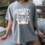 Crazy Proud Always Loud Baseball Mom Saying Graphic Premium Tri-Blend Women's Comfort Colors T-Shirt Gray