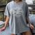 Crazy Proud Always Loud Baseball Mom Saying Graphic Premium Women's Comfort Colors T-Shirt Gray