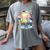 Cute Easter Baseball Ice Cream Boys Girls Kids Women's Comfort Colors T-Shirt Gray