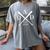 Dad Est 2026 Father Loading New Dad Baseball Pocket Women's Comfort Colors T-Shirt Gray