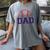 Dad Of Rookie 1st Birthday Baseball Boy Family Matching Women's Comfort Colors T-Shirt Gray