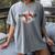 Distressed Baseball Mom Women's Comfort Colors T-Shirt Gray Distressed Baseball Mom Women's Comfort Colors T-Shirt Gray