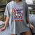 Dominican Puerto Rican Pride Baseball Flag Unity Women's Comfort Colors T-Shirt Gray Dominican Puerto Rican Pride Baseball Flag Unity Women's Comfort Colors T-Shirt Gray
