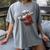 Dominican Republic Santa Christmas Baseball Beisbol Women's Comfort Colors T-Shirt Gray