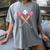 Dripping Pink Baseball Crossed Bats Summer Women's Comfort Colors T-Shirt Gray Dripping Pink Baseball Crossed Bats Summer Women's Comfort Colors T-Shirt Gray