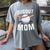 Dugout Mom Baseball Mommy Baseball Mother's Day Women's Comfort Colors T-Shirt Gray
