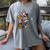 Easter Bunny Baseball Player Batter Rabbit Boys Kids Men Women's Comfort Colors T-Shirt Gray