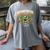 Football Referee Touchdown Baseball Homerun Frog Women's Comfort Colors T-Shirt Gray Football Referee Touchdown Baseball Homerun Frog Women's Comfort Colors T-Shirt Gray