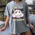 Game Day Vibes Softball Baseball Groovy Game Day Girls Women Women's Comfort Colors T-Shirt Gray
