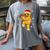 Gingerbread Man Baseball Christmas Women's Comfort Colors T-Shirt Gray Gingerbread Man Baseball Christmas Women's Comfort Colors T-Shirt Gray