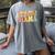 Groovy Somebody's Loud Mouth Mama Baseball Mom Mother's Day Women's Comfort Colors T-Shirt Gray