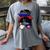 Haitian Baseball Mom Haiti Flag Baseball Girl Women's Comfort Colors T-Shirt Gray