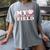 My Heart Is On That Court Baseball Mom Women's Comfort Colors T-Shirt Gray My Heart Is On That Court Baseball Mom Women's Comfort Colors T-Shirt Gray