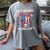 Hit Hard Run Fast Turn Left Baseball Cream Drip Crossed Bats Women's Comfort Colors T-Shirt Gray