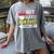 Hit Hard Run Fast Turn Left Baseball Quote Fan Coach Premium Tri-Blend Women's Comfort Colors T-Shirt Gray