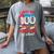 HUGvyn I Just Hit 100 Days Of School Baseball Ice Cream Boys Women's Comfort Colors T-Shirt Gray HUGvyn I Just Hit 100 Days Of School Baseball Ice Cream Boys Women's Comfort Colors T-Shirt Gray