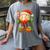 Ice Cream Drip Baseball Christmas Baseball Drip Candy Cane Women's Comfort Colors T-Shirt Gray Ice Cream Drip Baseball Christmas Baseball Drip Candy Cane Women's Comfort Colors T-Shirt Gray