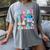 It's My 11th Birthday Baseball Ice Cream Drip Theme Women's Comfort Colors T-Shirt Gray