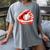 Kid Drip Ice Cream Baseball Heart Catcher Valentines Day Boy Women's Comfort Colors T-Shirt Gray Kid Drip Ice Cream Baseball Heart Catcher Valentines Day Boy Women's Comfort Colors T-Shirt Gray