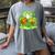 Kids St Patricks Day Shamrock Basketball Baseball Football Women's Comfort Colors T-Shirt Gray