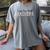 Kinda Busy Raising Ballers Funny Baseball Mom Mother's Day Women's Comfort Colors T-Shirt Gray