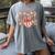 Leopard Checkered Game Day Baseball Coquette Bow Women Girls Women's Comfort Colors T-Shirt Gray Leopard Checkered Game Day Baseball Coquette Bow Women Girls Women's Comfort Colors T-Shirt Gray