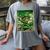 Leprechaun Playing Baseball Japanese Art St Patricks Day Women's Comfort Colors T-Shirt Gray