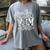 Living That Baseball Mom Life Sporty Humor Women's Comfort Colors T-Shirt Gray