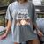 Loud And Proud Baseball Mom Messy Bun 2024 Women's Comfort Colors T-Shirt Gray Loud And Proud Baseball Mom Messy Bun 2024 Women's Comfort Colors T-Shirt Gray