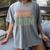 Loudmouth Baseball Mom Sports Cute Text Premium Women's Comfort Colors T-Shirt Gray