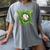 Lucky Shamrock Baseball Gloves Drip St Patrick's Day Boys Women's Comfort Colors T-Shirt Gray