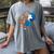 Lucy Van Pelt Baseball Catch Women's Comfort Colors T-Shirt Gray