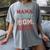 Mama Mommy Mom Bruh Baseball Mom Life Women's Comfort Colors T-Shirt Gray Mama Mommy Mom Bruh Baseball Mom Life Women's Comfort Colors T-Shirt Gray