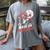 Mask On Fear Gone Baseball Catcher Softball Women's Comfort Colors T-Shirt Gray