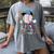 Melting Slime Sprinkle Baseball Mascot With Bat Women's Comfort Colors T-Shirt Gray