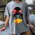 Messy Bun Baseball Mom Turkey Face Matching Thanksgiving Women's Comfort Colors T-Shirt Gray Messy Bun Baseball Mom Turkey Face Matching Thanksgiving Women's Comfort Colors T-Shirt Gray