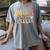 Mom Of The Birthday Baller Groovy Baseball Mom Women's Comfort Colors T-Shirt Gray Mom Of The Birthday Baller Groovy Baseball Mom Women's Comfort Colors T-Shirt Gray
