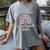 Moms Against Baseball Pants Baseball Mom Rainbow Women's Comfort Colors T-Shirt Gray