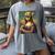 Mona Lisa Baseball Trending Aesthetic Streetwear Women's Comfort Colors T-Shirt Gray Mona Lisa Baseball Trending Aesthetic Streetwear Women's Comfort Colors T-Shirt Gray