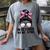 In October We Wear Pink Baseball Mom Messy Bun Breast Cancer Women's Comfort Colors T-Shirt Gray In October We Wear Pink Baseball Mom Messy Bun Breast Cancer Women's Comfort Colors T-Shirt Gray