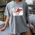 Peace Love Baseball Mom Mommy Premium Women's Comfort Colors T-Shirt Gray