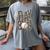 Play Ball Women Graphic Baseball Mom Baseball Women's Comfort Colors T-Shirt Gray Play Ball Women Graphic Baseball Mom Baseball Women's Comfort Colors T-Shirt Gray