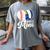 Proud Ball Mom Volleyball Baseball Mom Heart Women's Comfort Colors T-Shirt Gray