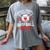 Proud Baseball Mom For Women Mom Baseball Mama Women's Comfort Colors T-Shirt Gray