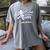 Proud Senior Mom Class Of 2024 Baseball Mom Graduate School Women's Comfort Colors T-Shirt Gray