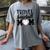 Proud Sports Mom Travel Baseball Mom For Game Day Women's Comfort Colors T-Shirt Gray Proud Sports Mom Travel Baseball Mom For Game Day Women's Comfort Colors T-Shirt Gray
