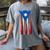 Puerto Rican Baseball Bats Puerto Rico Flag Pride BéIsbol Women's Comfort Colors T-Shirt Gray Puerto Rican Baseball Bats Puerto Rico Flag Pride BéIsbol Women's Comfort Colors T-Shirt Gray