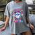 Respect The Drip Baseball Bat Sunglasses Mascot Women's Comfort Colors T-Shirt Gray Respect The Drip Baseball Bat Sunglasses Mascot Women's Comfort Colors T-Shirt Gray